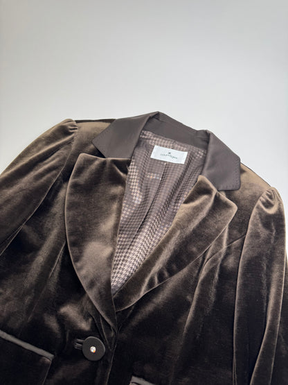 Vintage Courreges Velvet Blazer brown 40/L