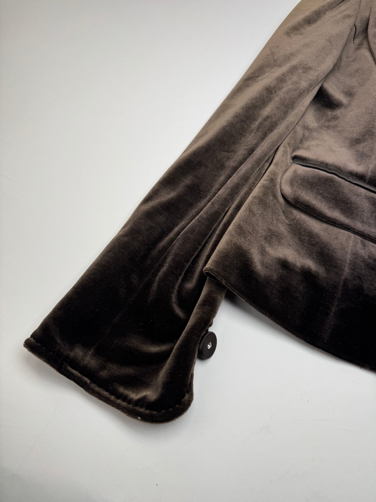 Vintage Courreges Velvet Blazer brown 40/L
