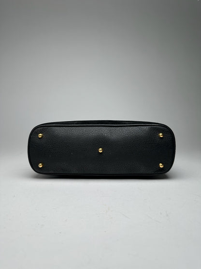 Vintage Gucci Suede Leather bag black