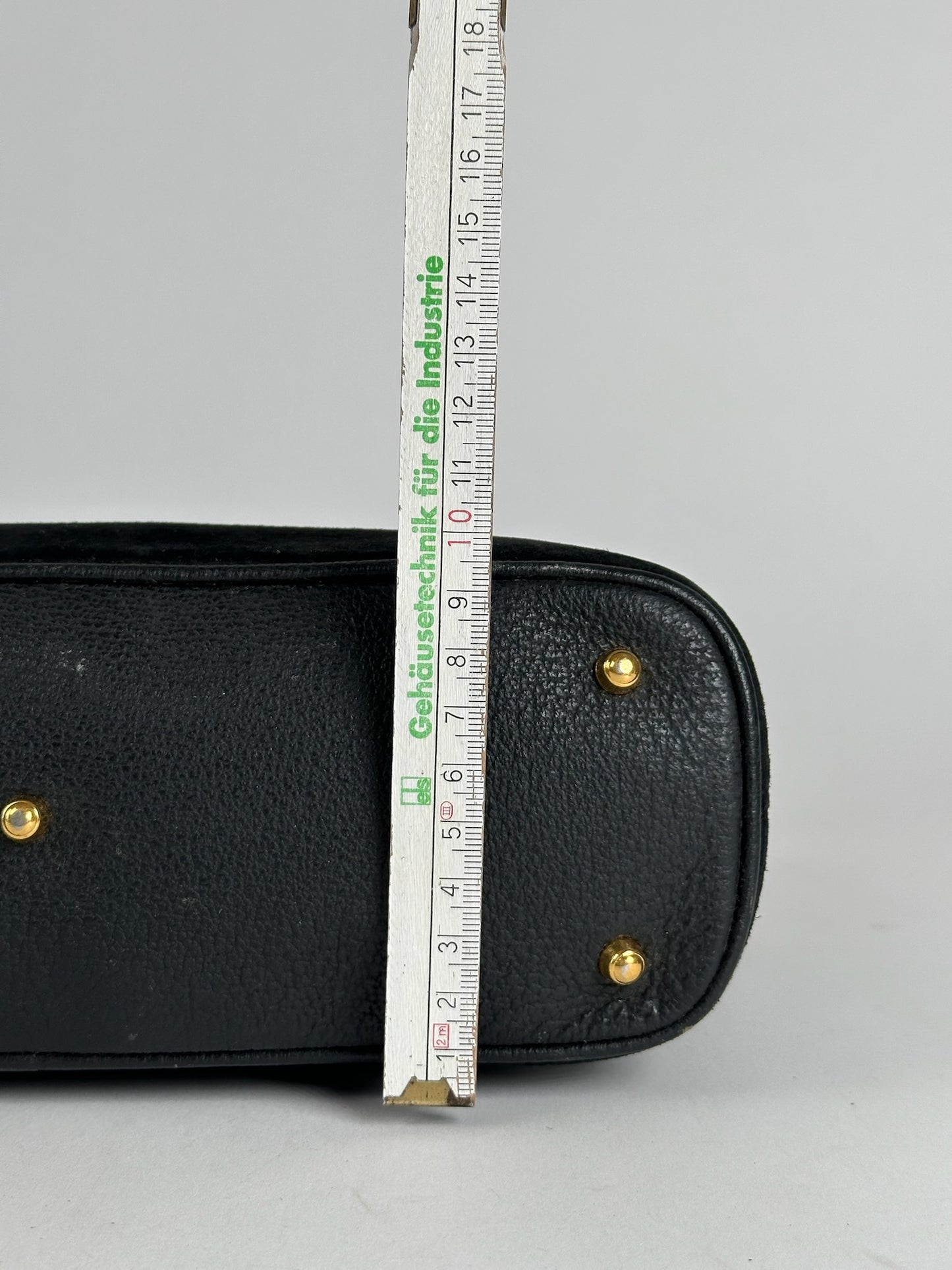 Vintage Gucci Suede Leather bag black