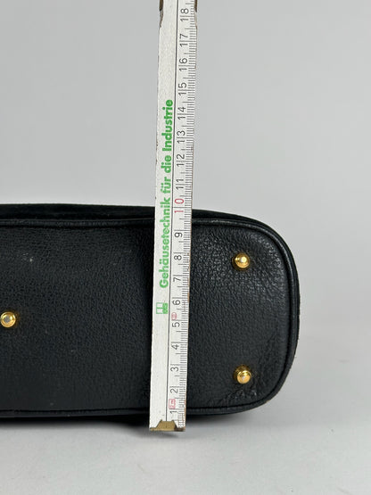Vintage Gucci Suede Leather bag black