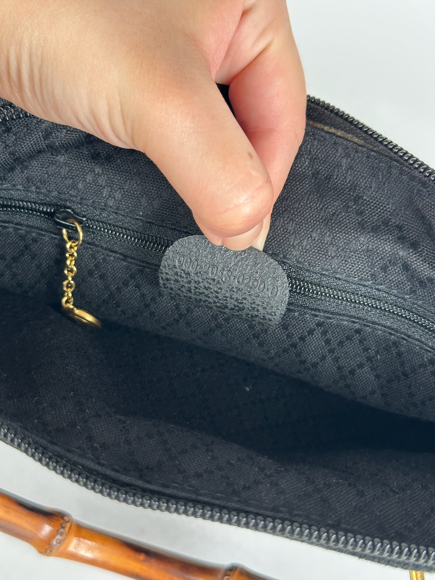 Vintage Gucci Suede Leather bag black