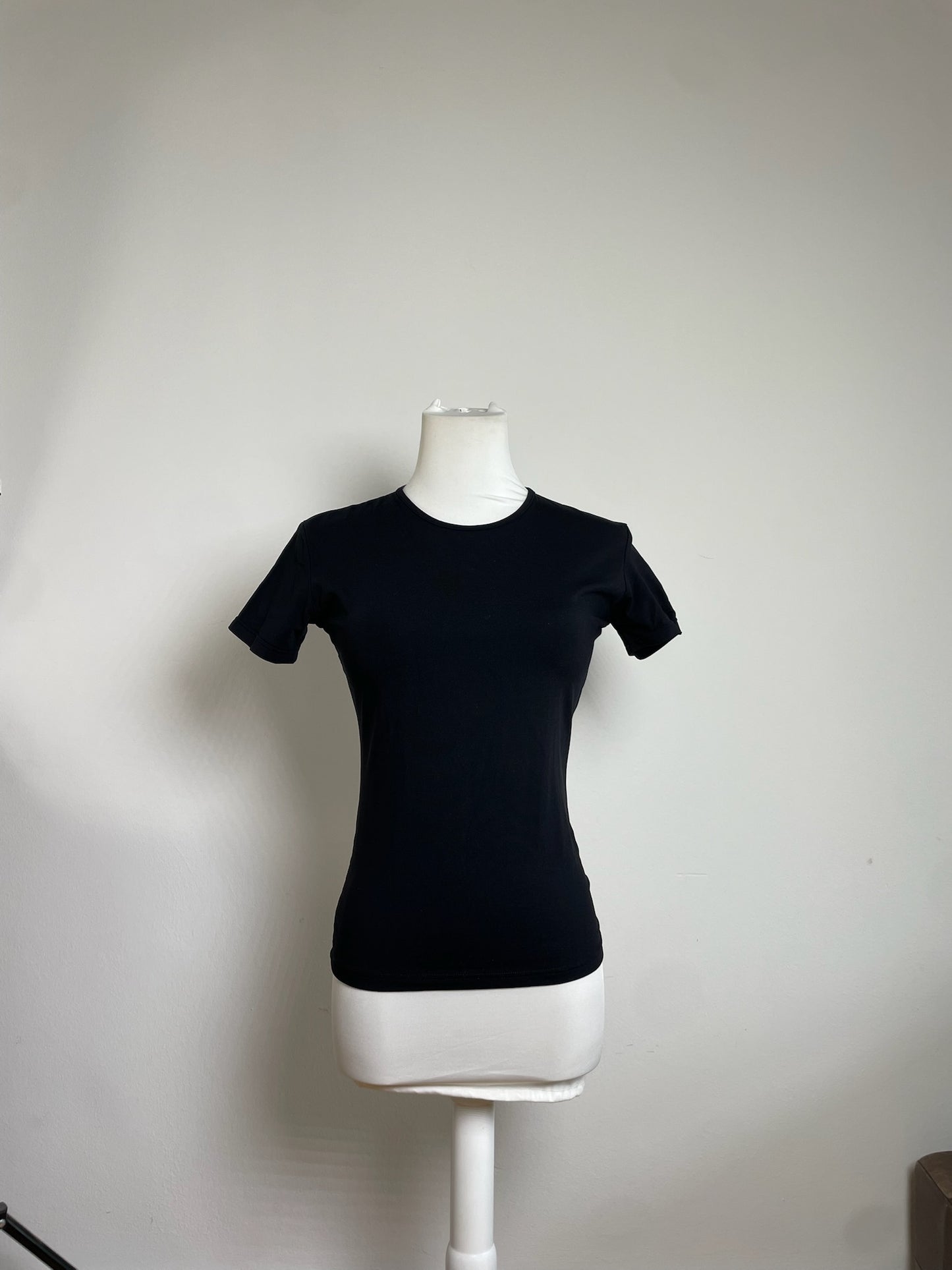 Vintage Fendi Cotton T Shirt Black