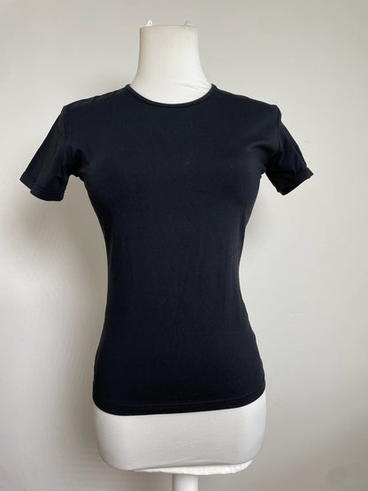 Vintage Fendi Cotton T Shirt Black