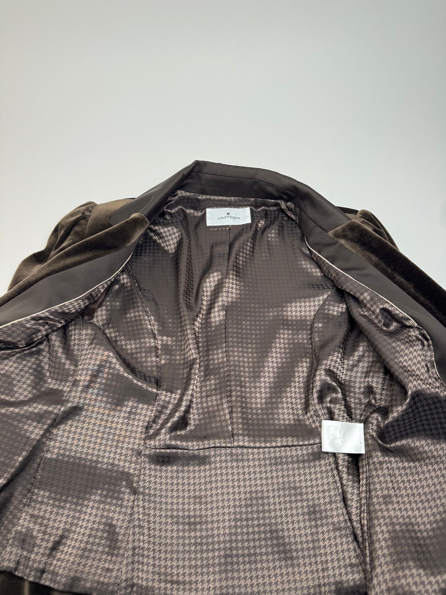 Vintage Courreges Velvet Blazer brown 40/L