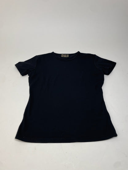 Vintage Fendi Cotton T Shirt Black