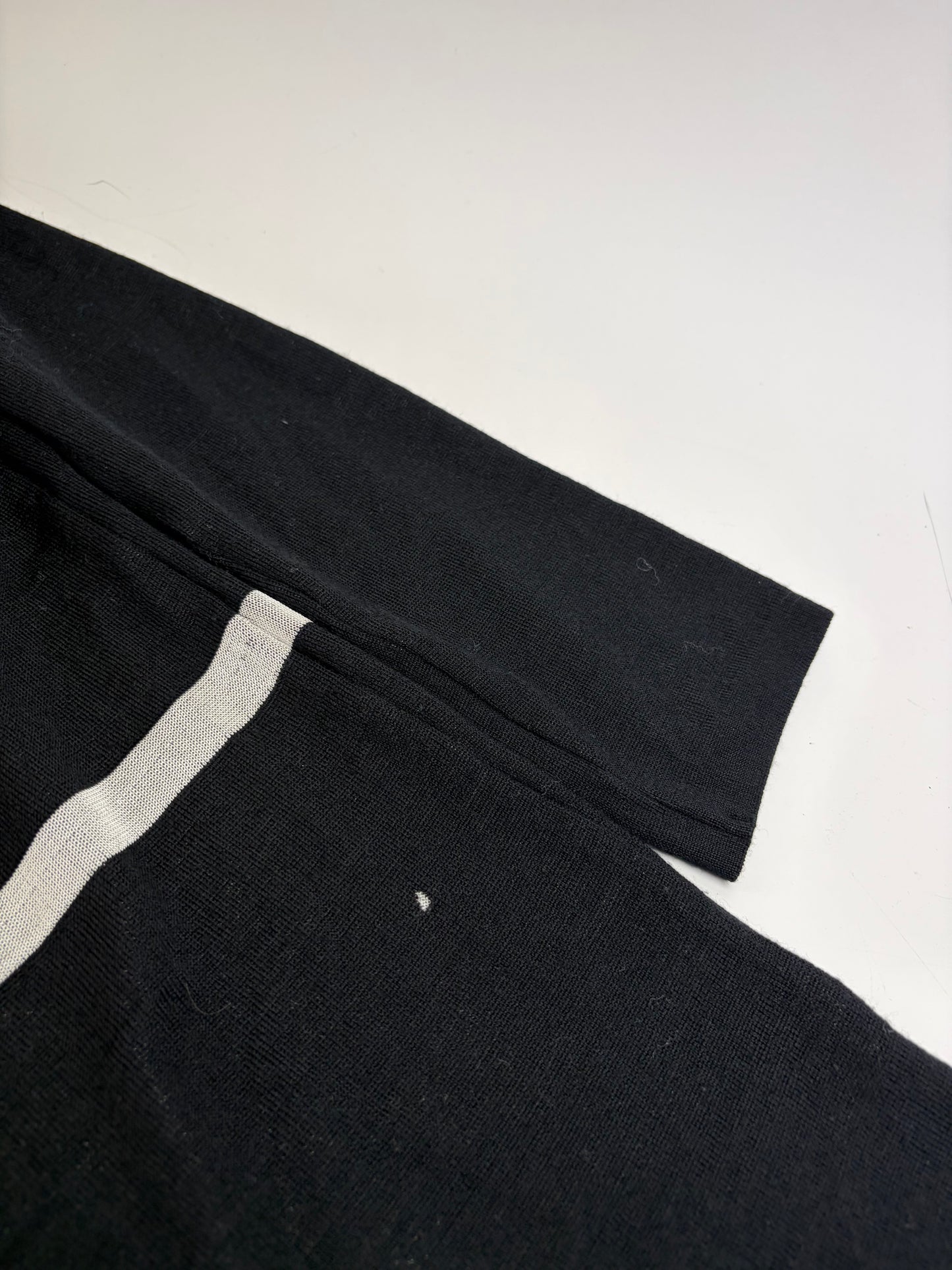 Vintage Jean Paul Gaultier Wool Blend Dress Black White M