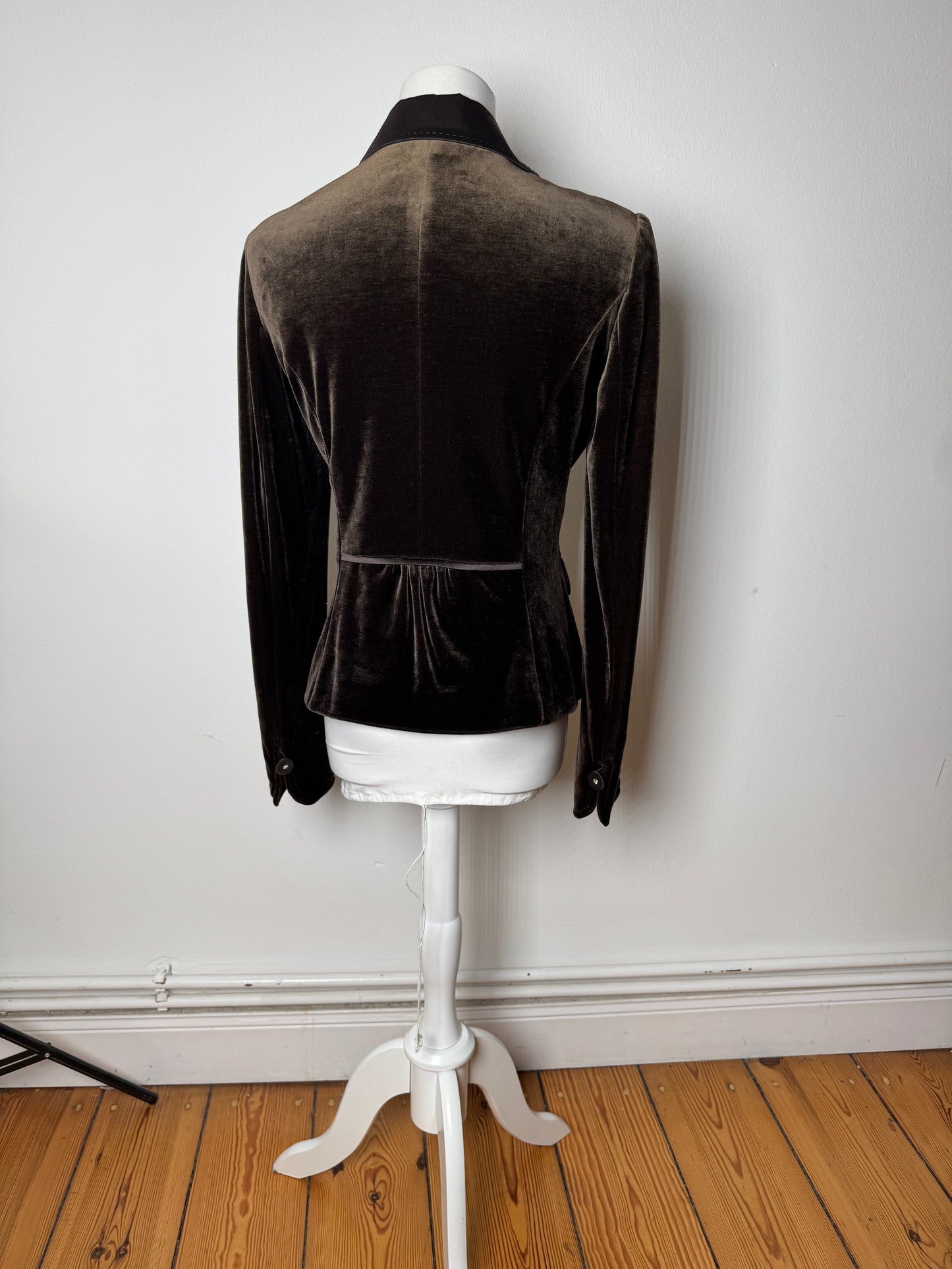 Vintage Courreges Velvet Blazer brown 40/L