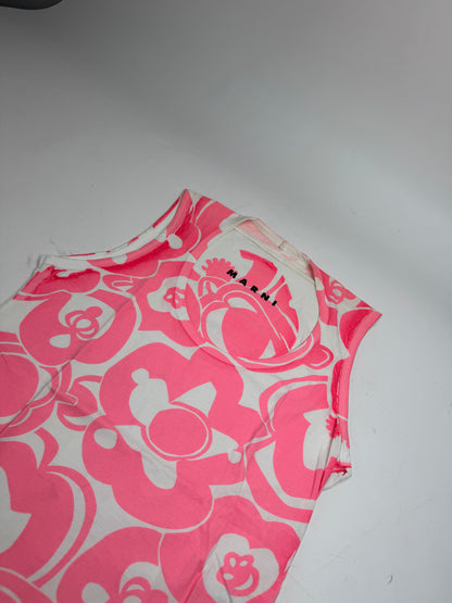 Vintage Marni Top Pink White M