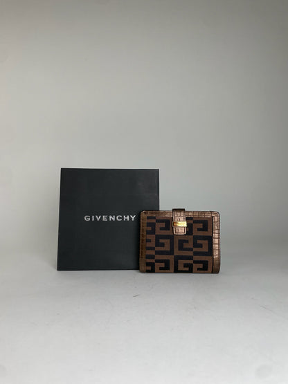 Vintage Givenchy Leather Wallet Brown