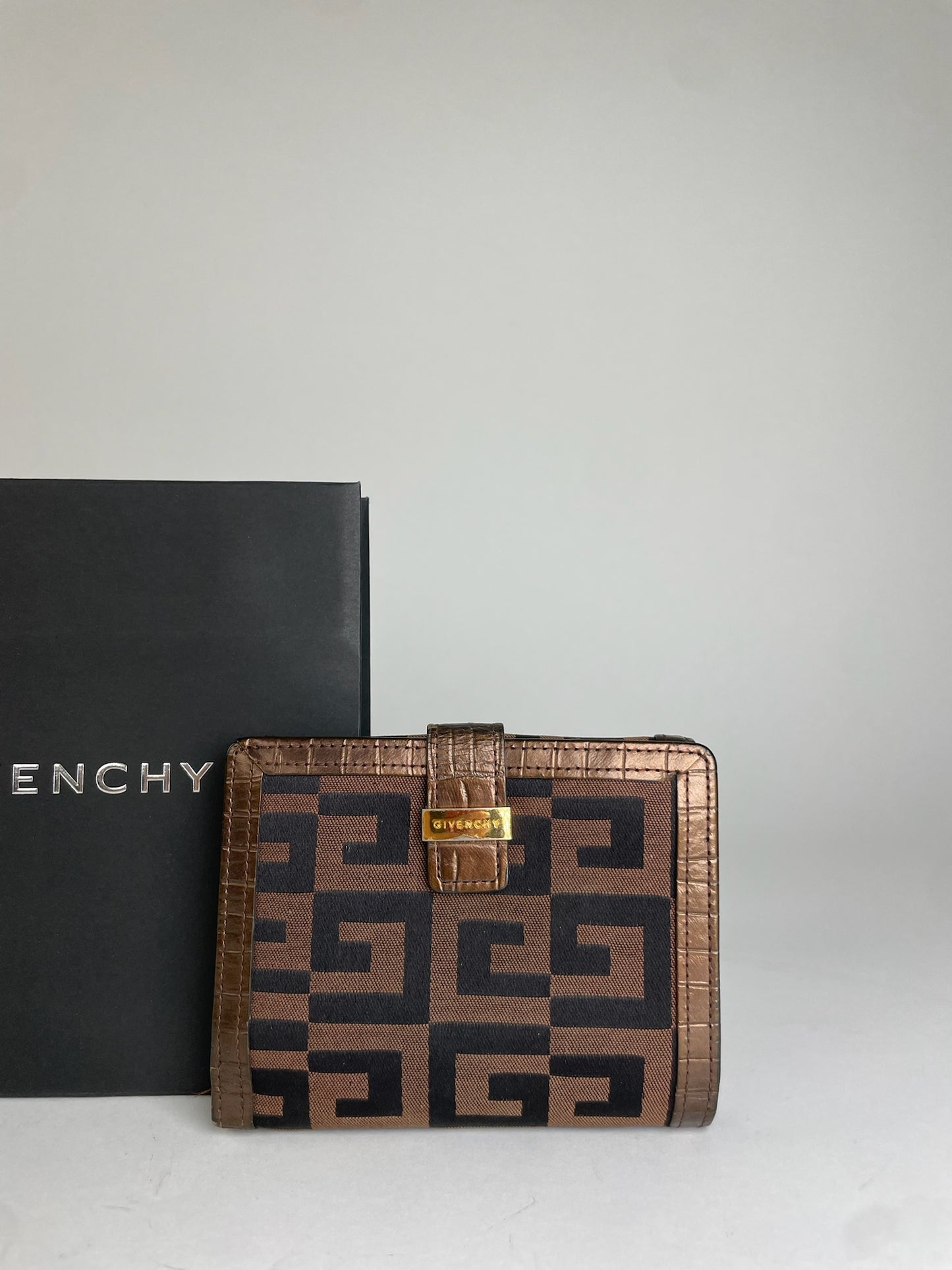Vintage Givenchy Leather Wallet Brown