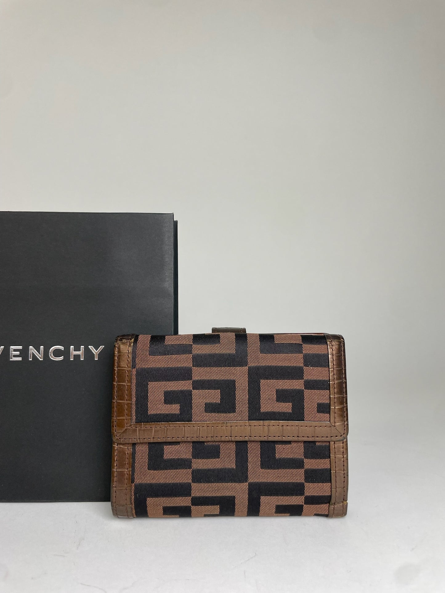 Vintage Givenchy Leather Wallet Brown