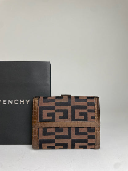Vintage Givenchy Leather Wallet Brown