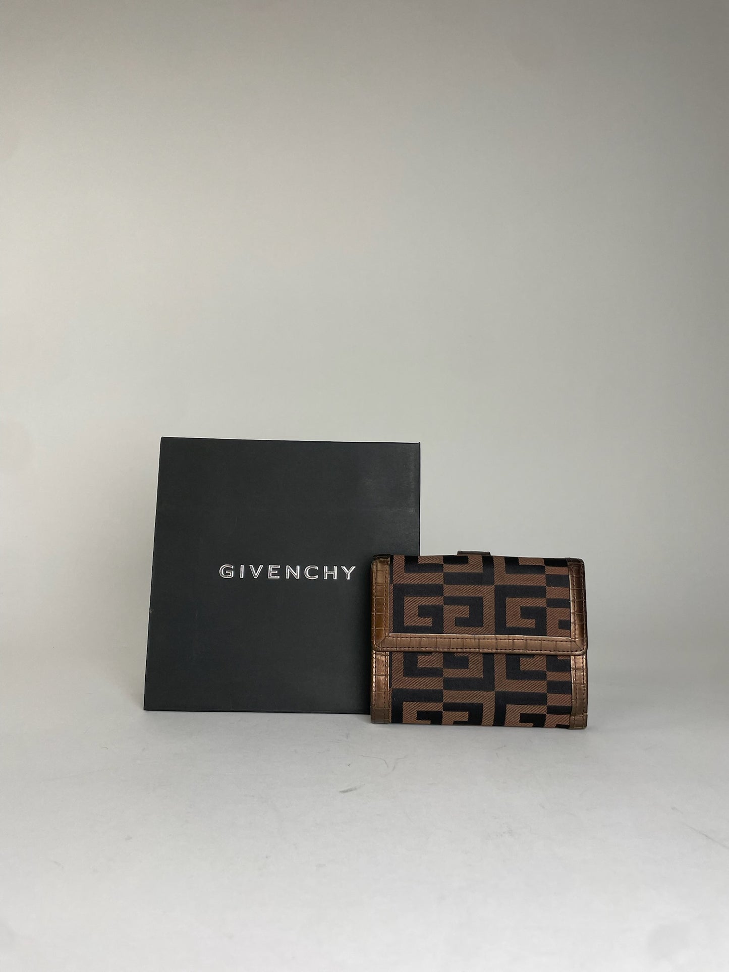 Vintage Givenchy Leather Wallet Brown