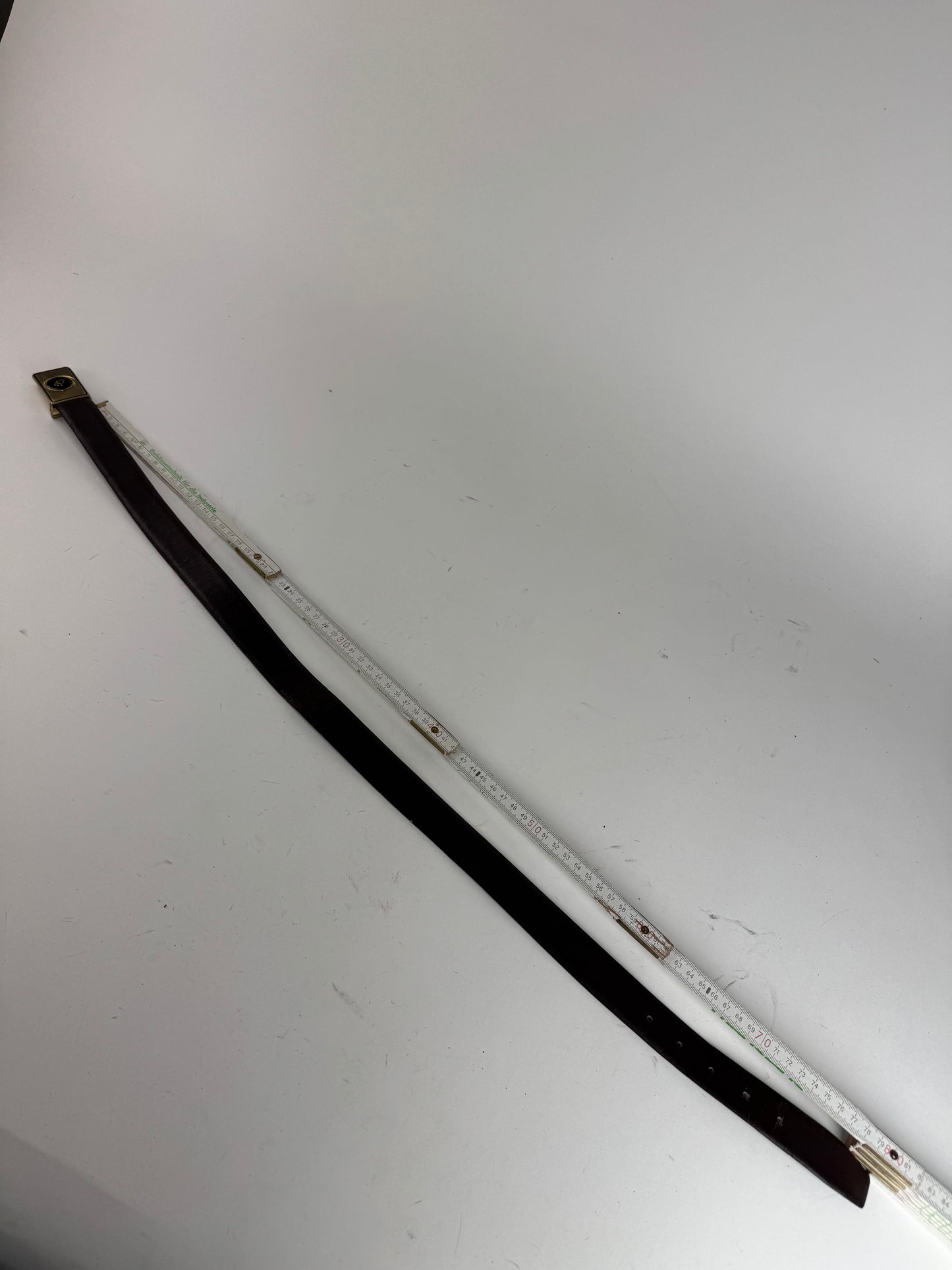 Vintage Dior Leather belt brown