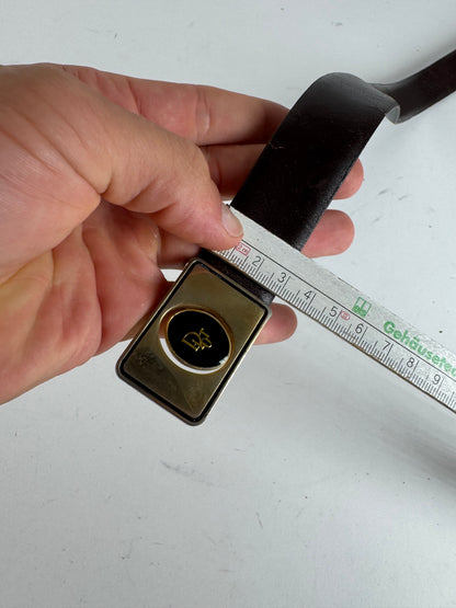 Vintage Dior Leather belt brown