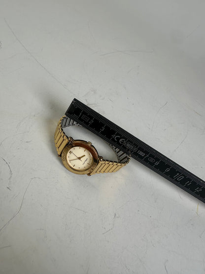 Vintage Courreges Bracelet Watch Gold Silver c. 1990s