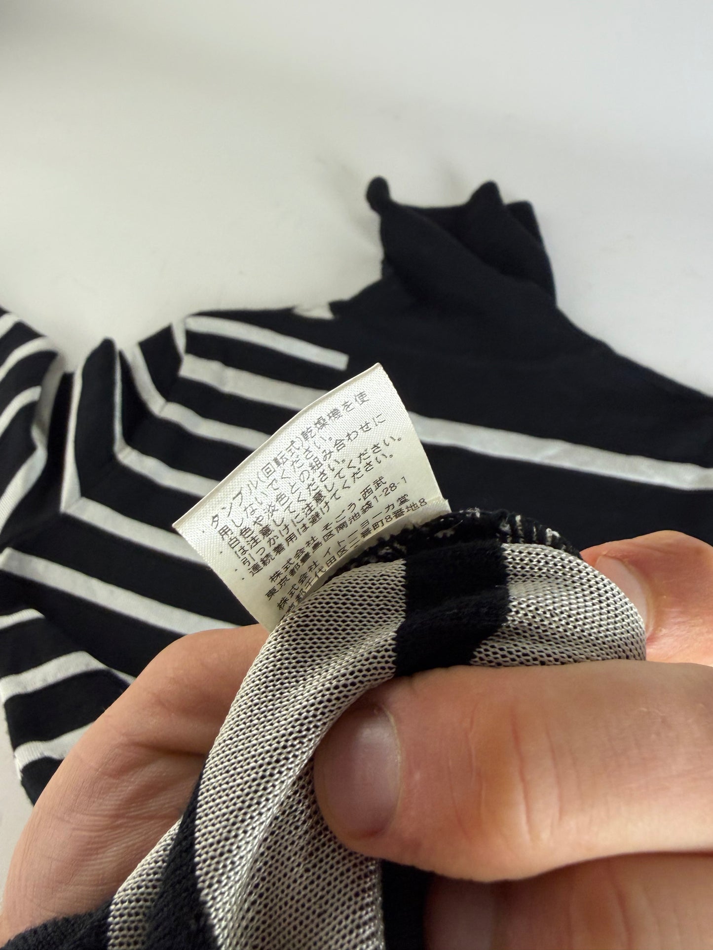Vintage Jean Paul Gaultier Wool Blend Dress Black White M