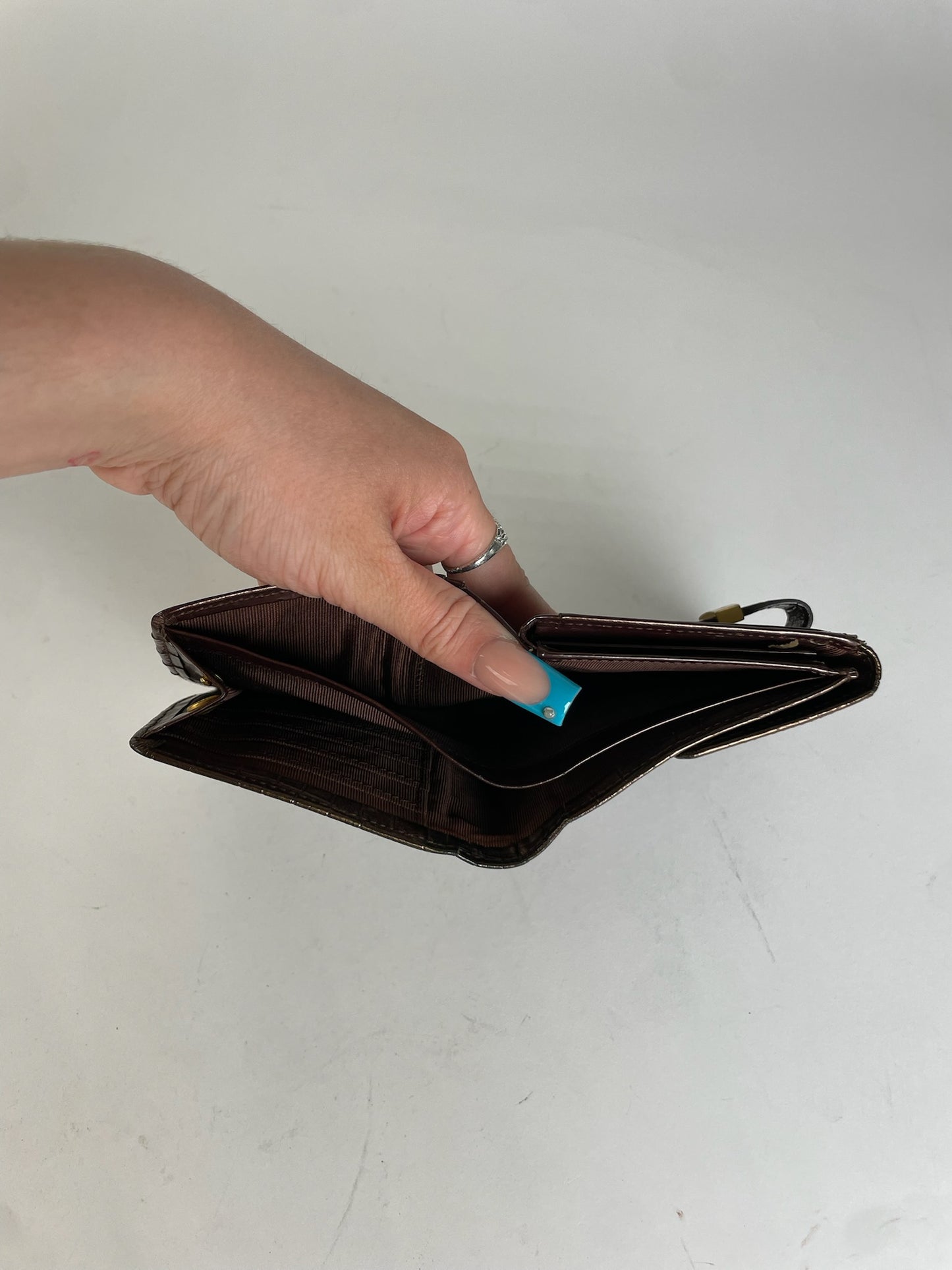 Vintage Givenchy Leather Wallet Brown