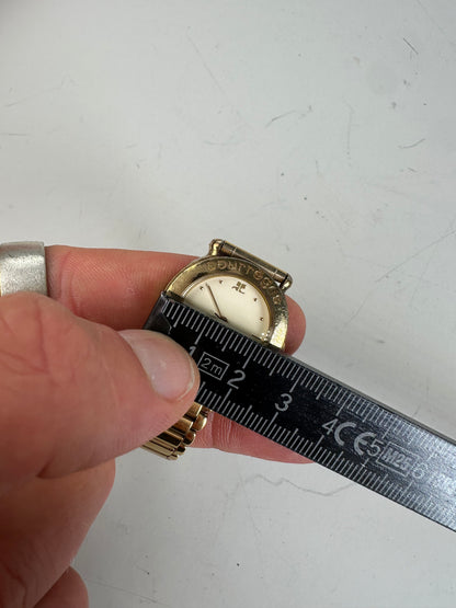 Vintage Courreges Bracelet Watch Gold Silver c. 1990s