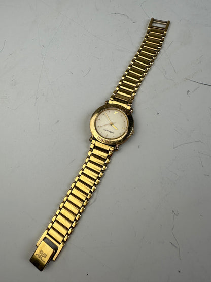 Vintage Courreges Bracelet Watch Gold Silver c. 1990s