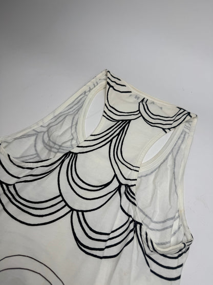 Vintage Marni Top White Black 38/M