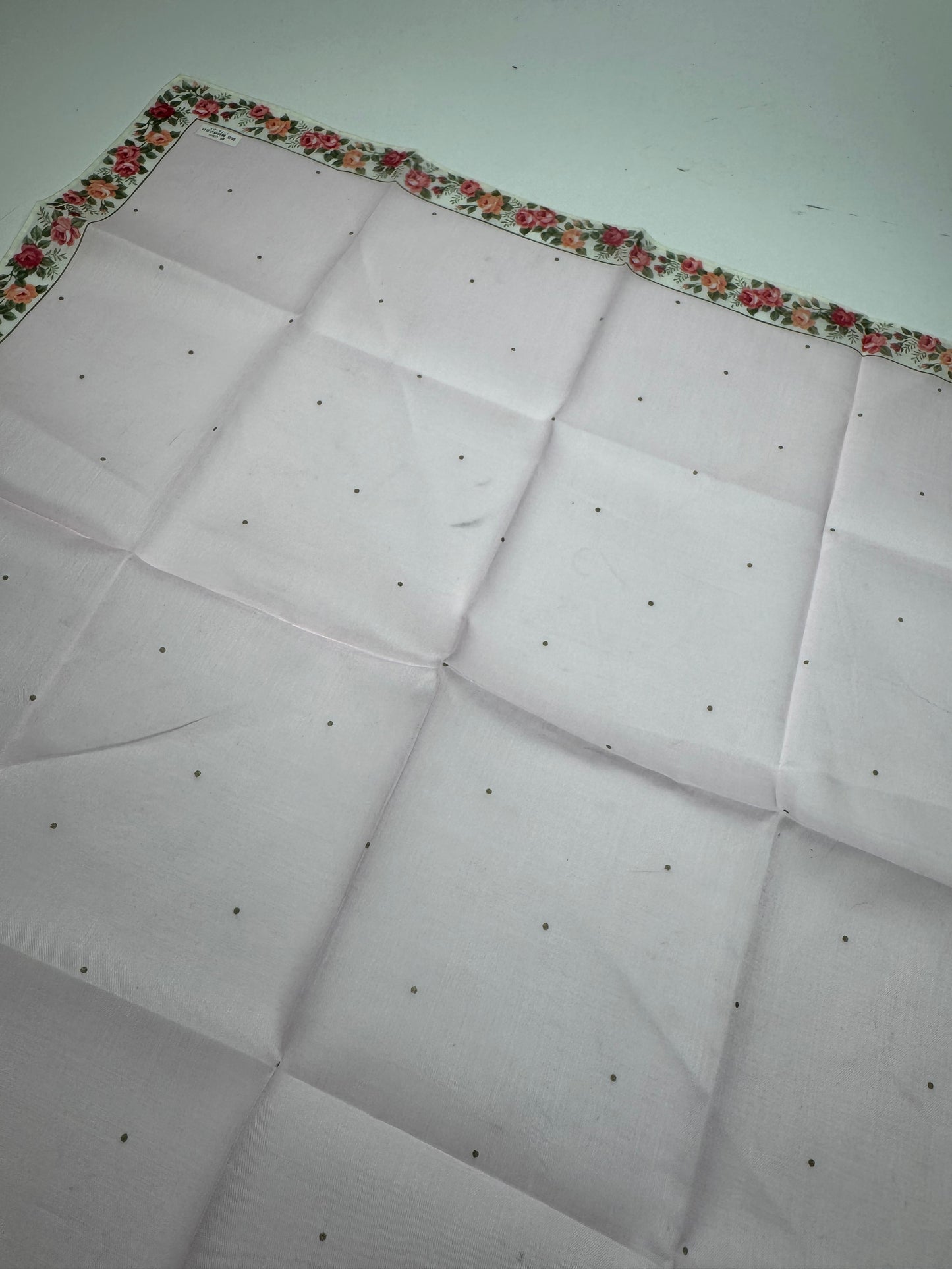 Vintage Dior Floral Scarf pink