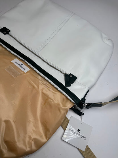Vintage Courreges Leather Bag White