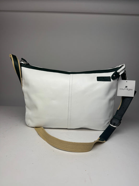 Vintage Courreges Leather Bag White