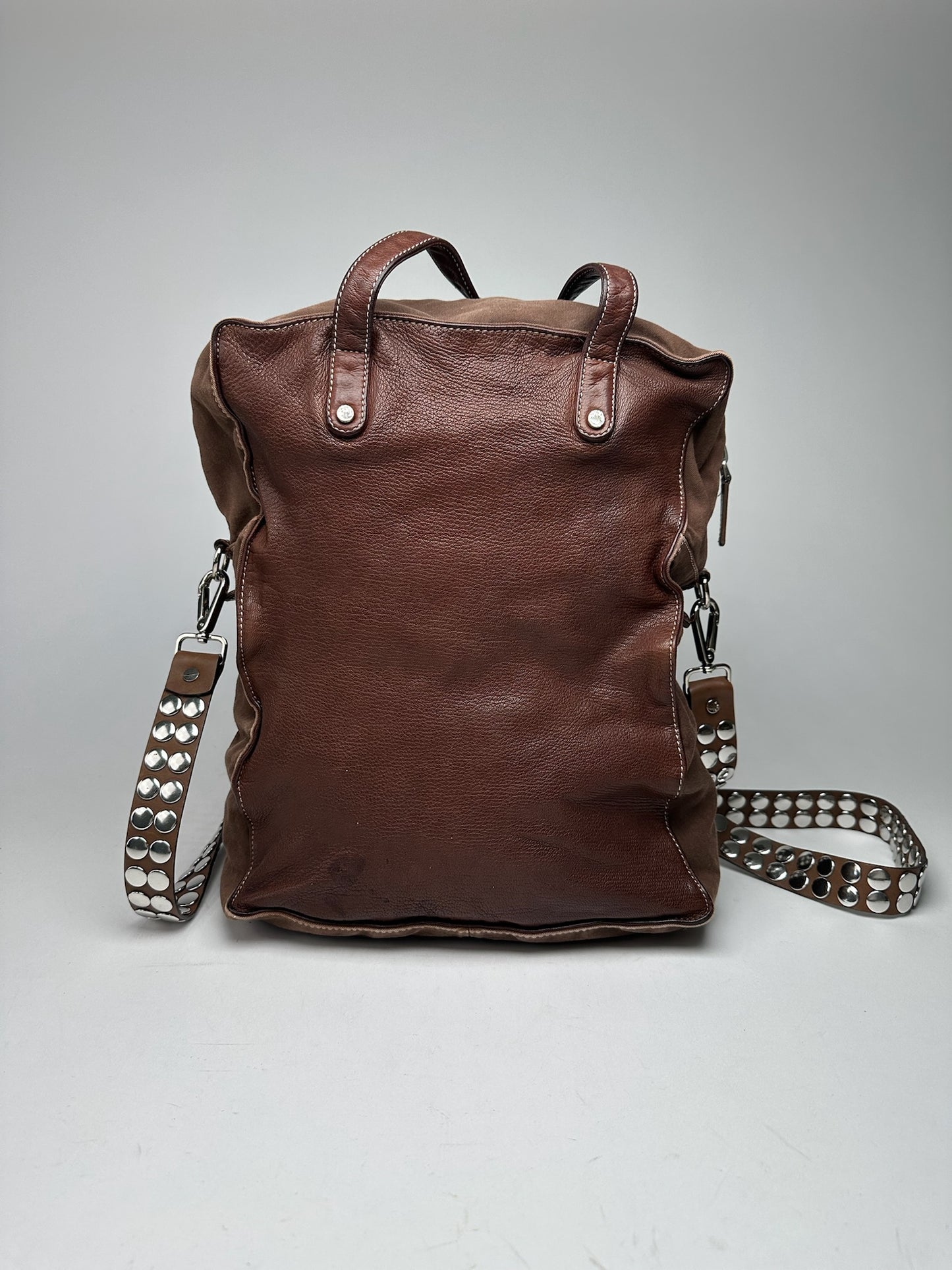 Vintage Marni 2way Leather bunny bag brown