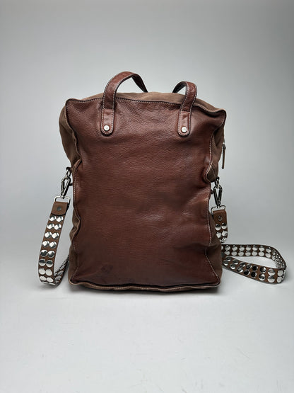 Vintage Marni 2way Leather bunny bag brown