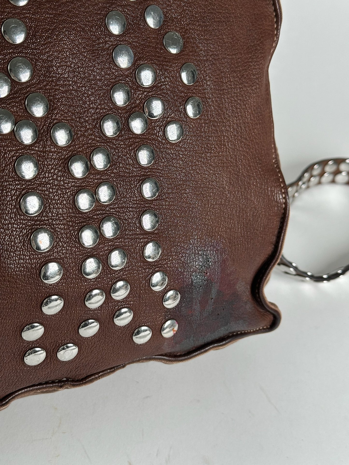 Vintage Marni 2way Leather bunny bag brown