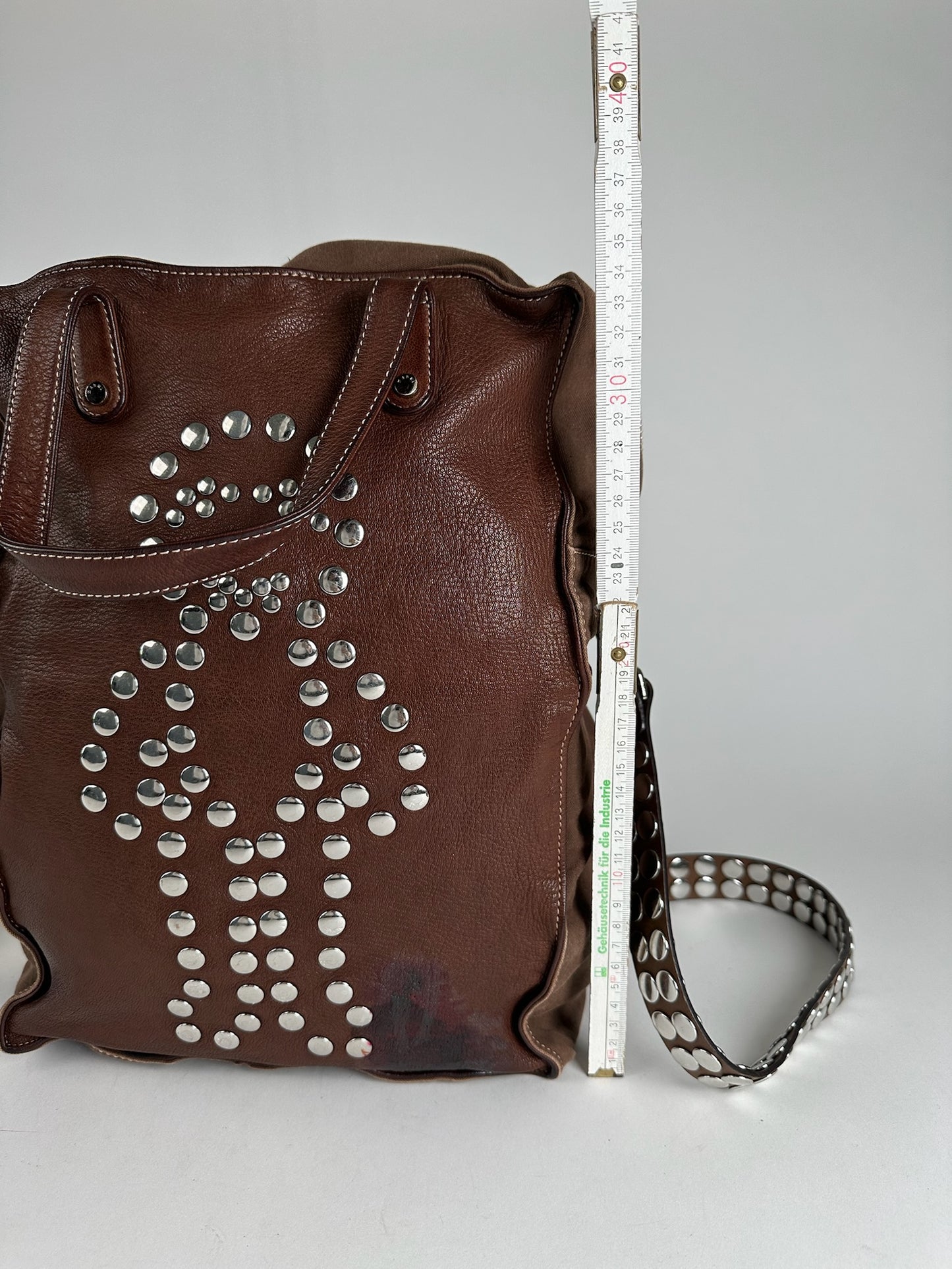 Vintage Marni 2way Leather bunny bag brown