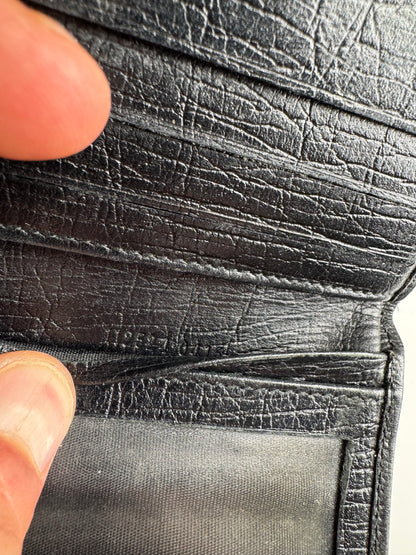 Vintage Gucci Monogram wallet black brown