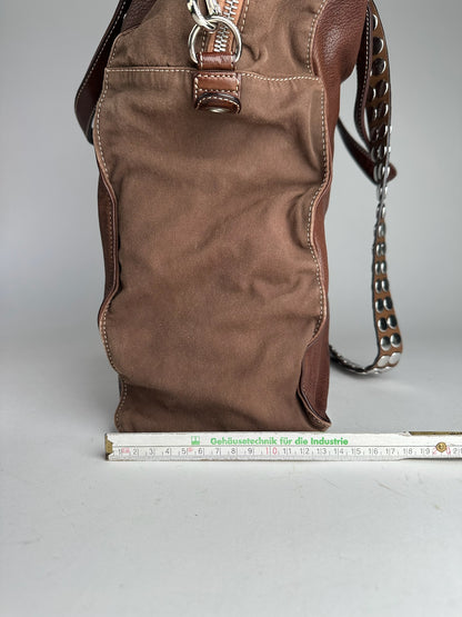 Vintage Marni 2way Leather bunny bag brown