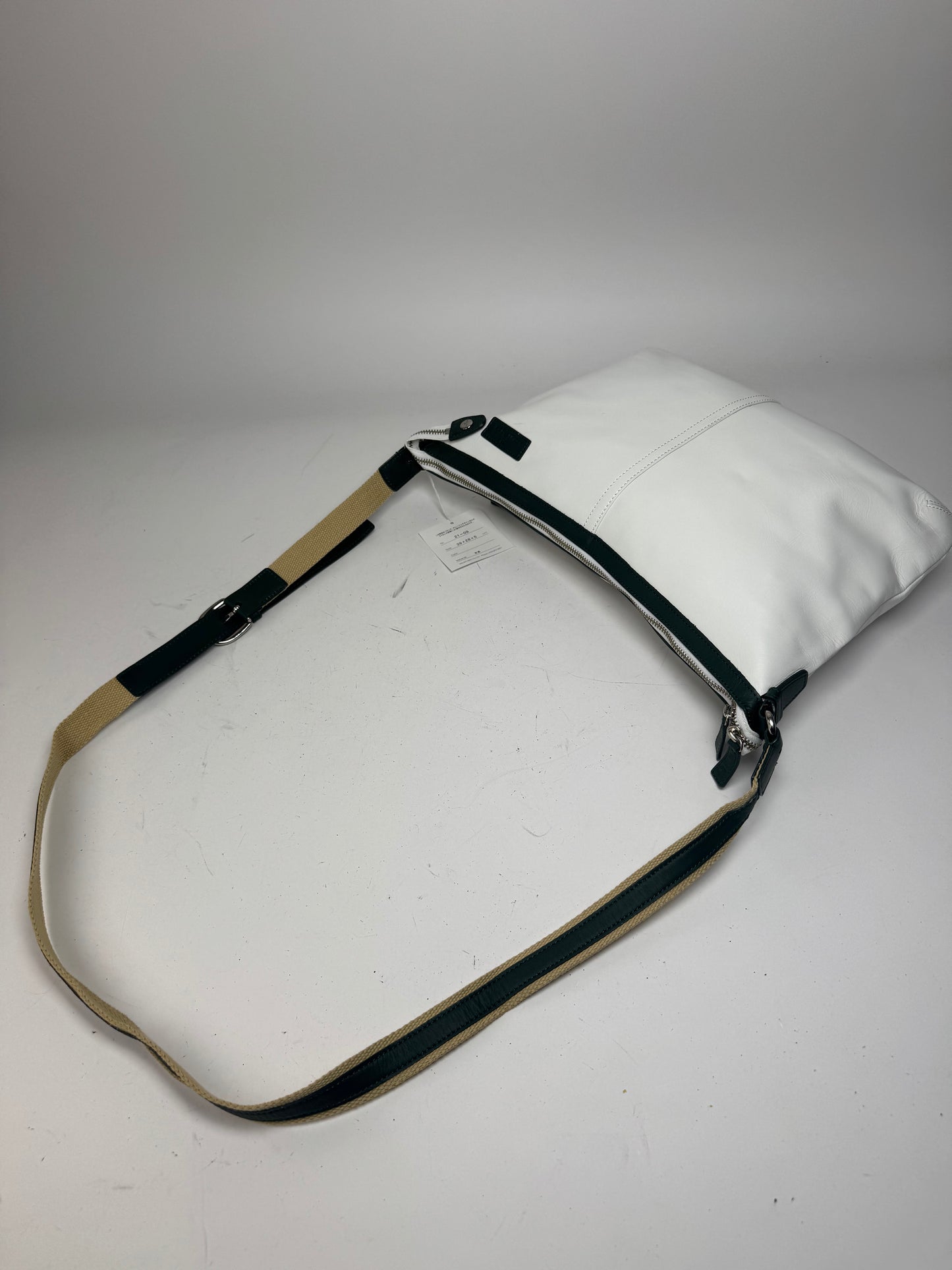 Vintage Courreges Leather Bag White