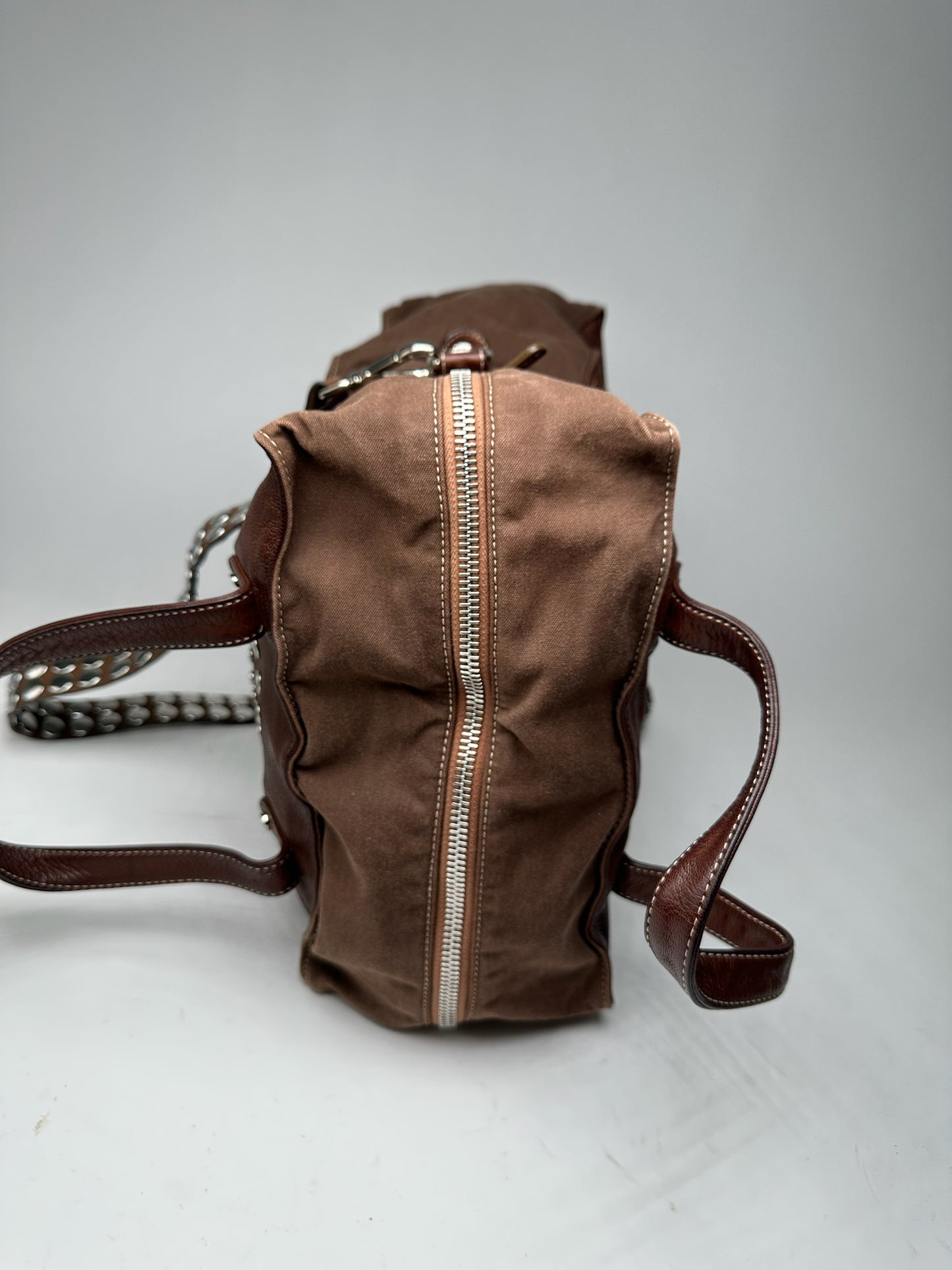 Vintage Marni 2way Leather bunny bag brown