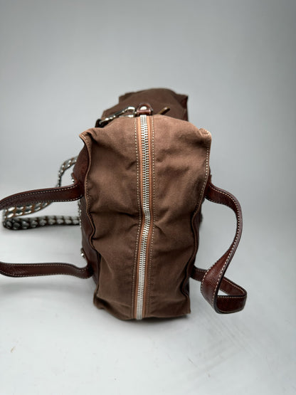 Vintage Marni 2way Leather bunny bag brown