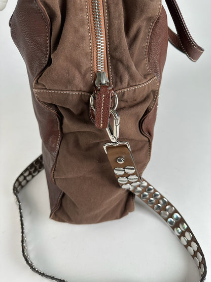 Vintage Marni 2way Leather bunny bag brown