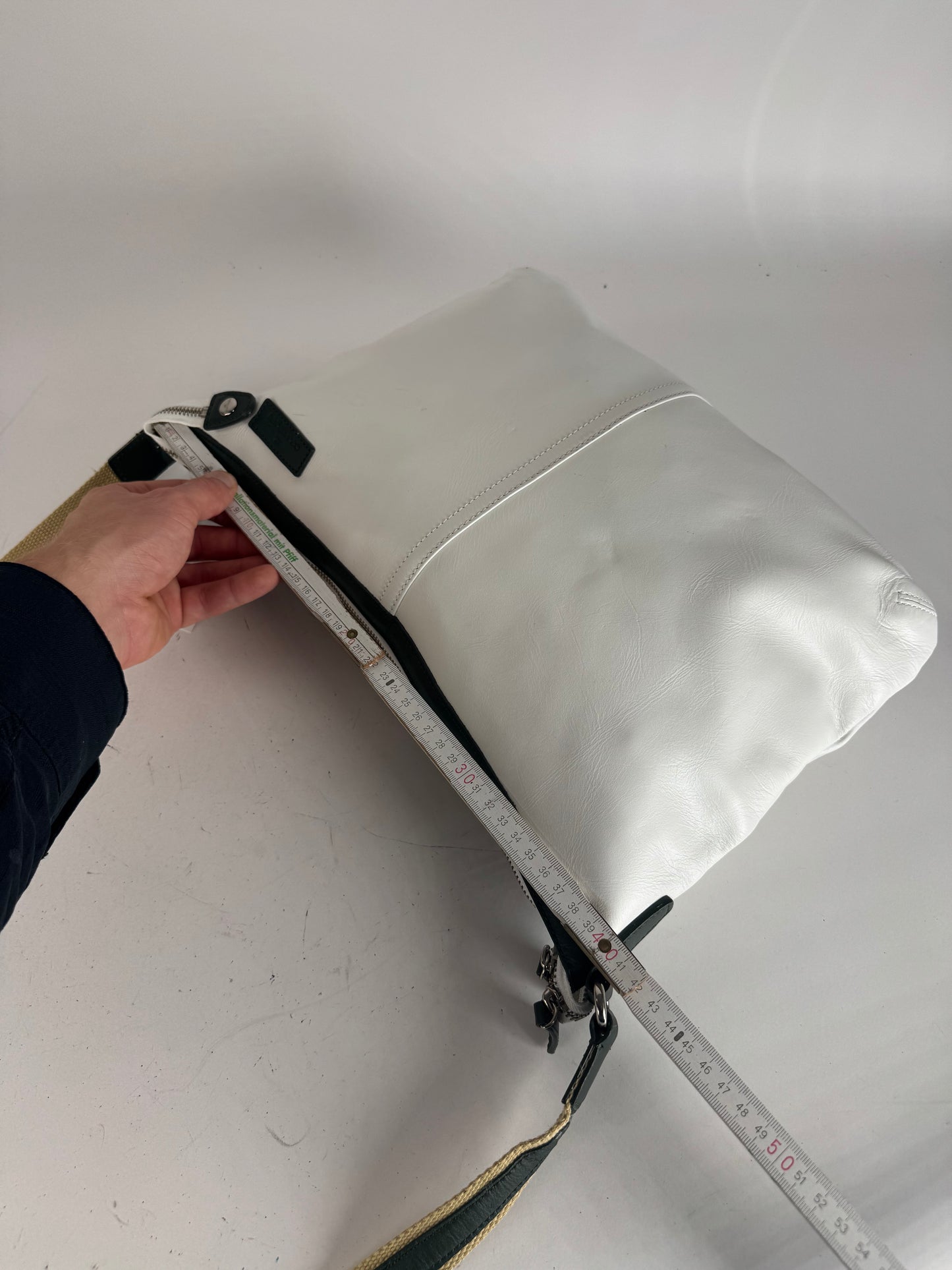 Vintage Courreges Leather Bag White