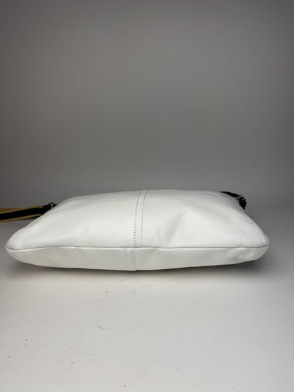Vintage Courreges Leather Bag White