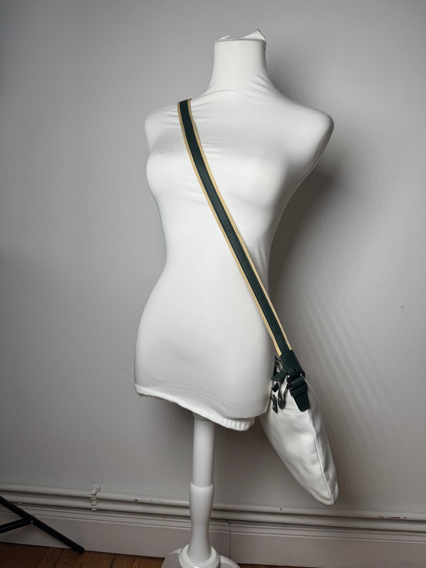 Vintage Courreges Leather Bag White