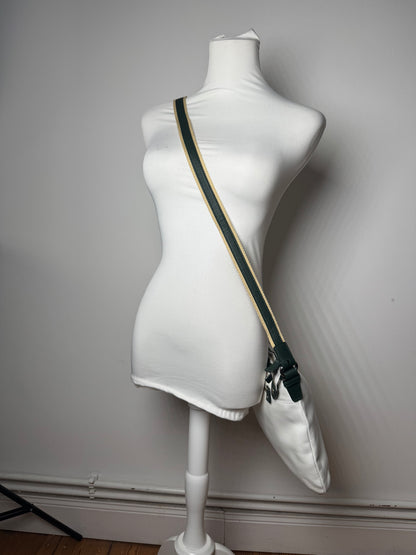 Vintage Courreges Leather Bag White