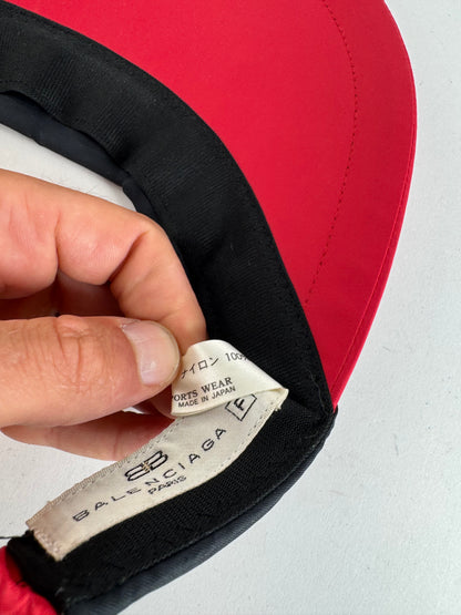 Vintage Balenciaga Suncape Red black