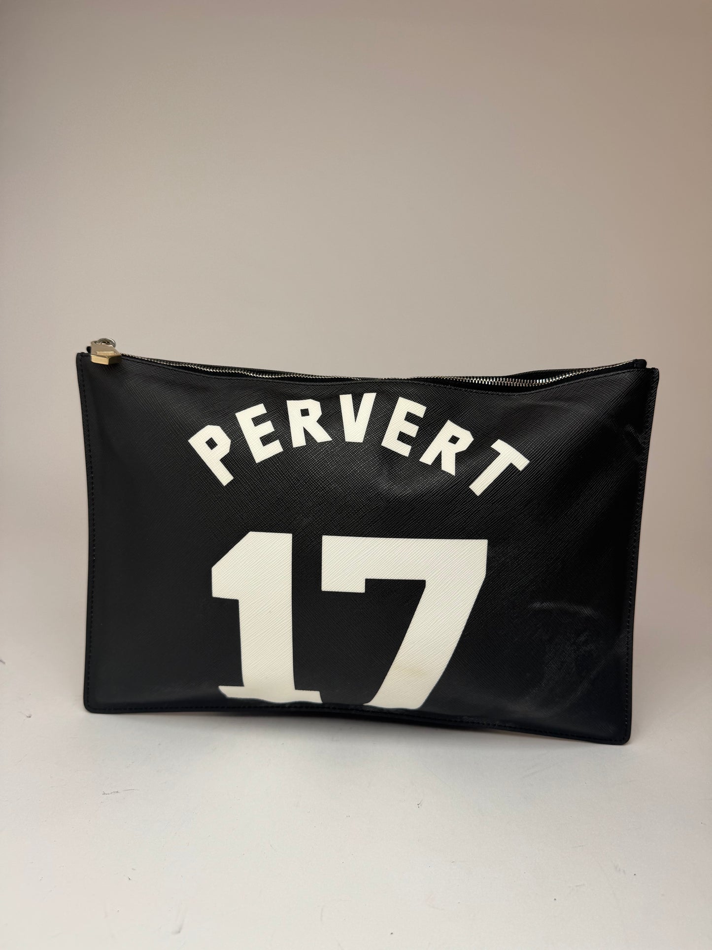 Pochette en cuir Givenchy Noir Pervert 17