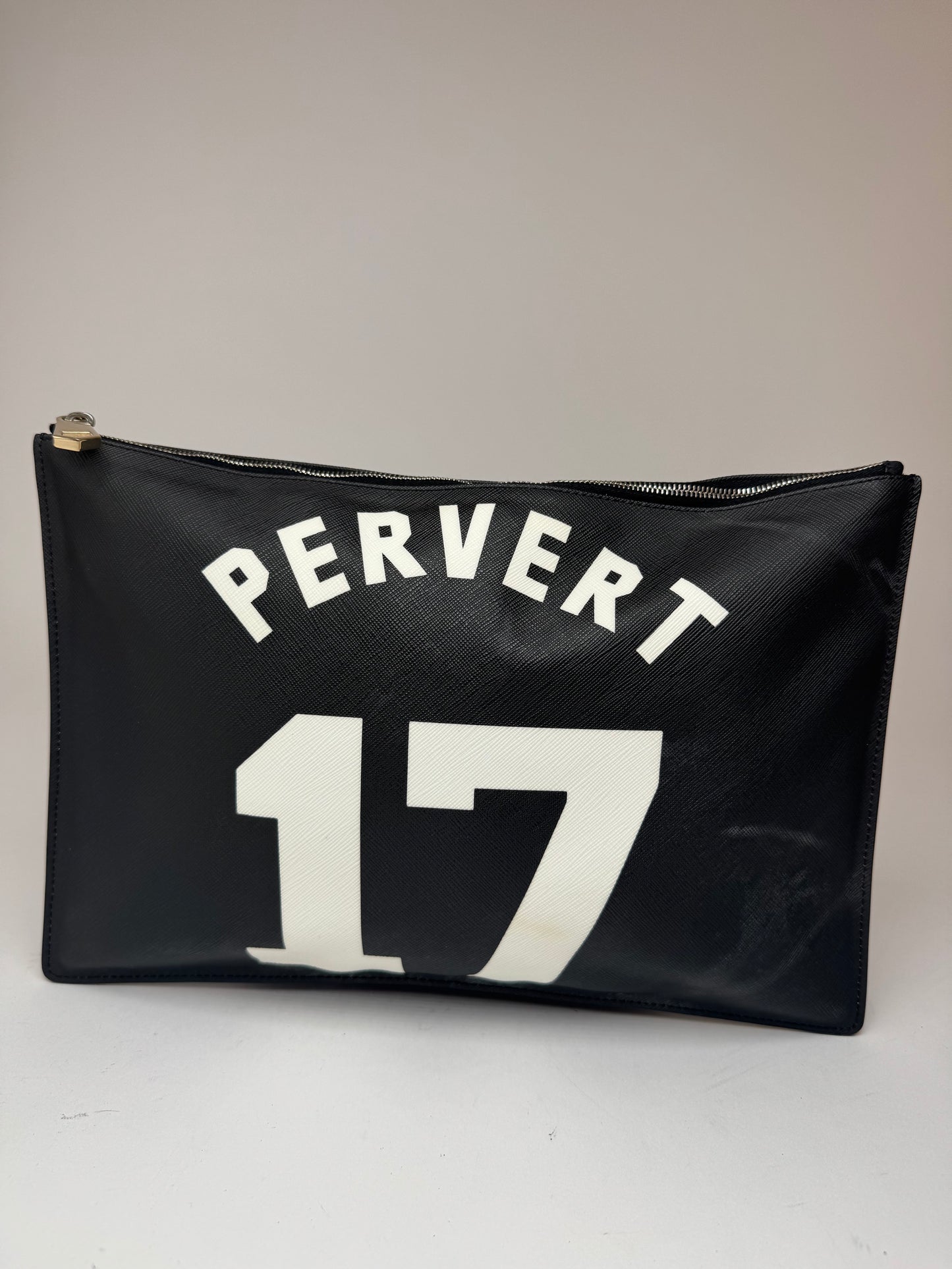 Pochette en cuir Givenchy Noir Pervert 17