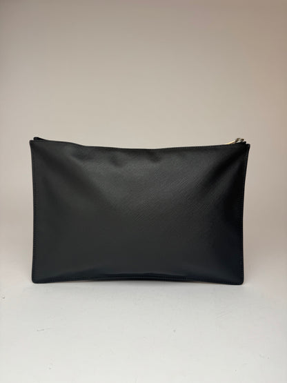 Pochette en cuir Givenchy Noir Pervert 17