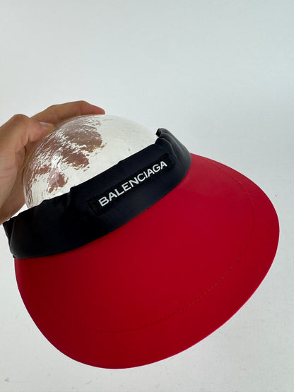 Vintage Balenciaga Suncape Red black