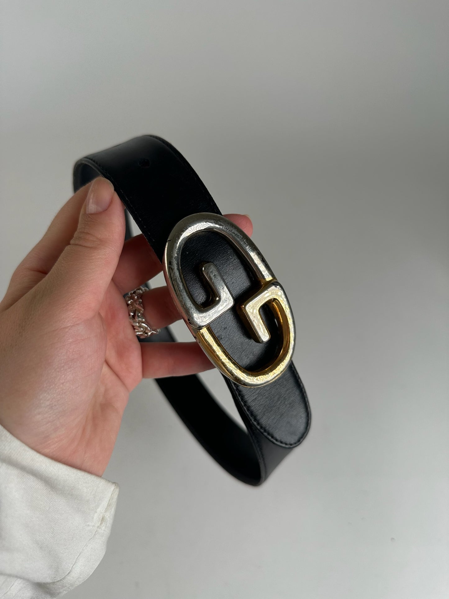 Vintage Gucci Leather belt black