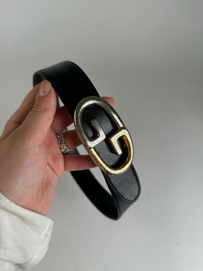Vintage Gucci Leather belt black